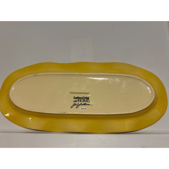 Gail Pittman~Southern Living~15½" Tray~Sienna Garland Yellow Collector piece - Picture 5 of 7